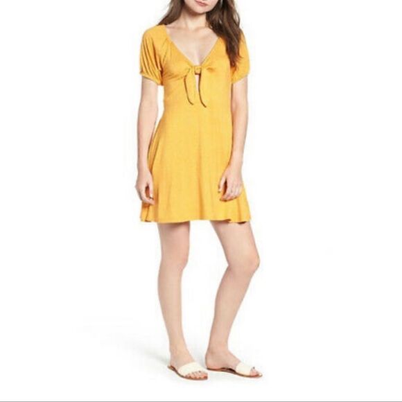 Love Fire Front Tie Mini Dress - Picture 2 of 3